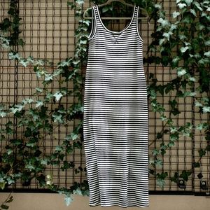 Ann Taylor Loft summer striped maxi dress